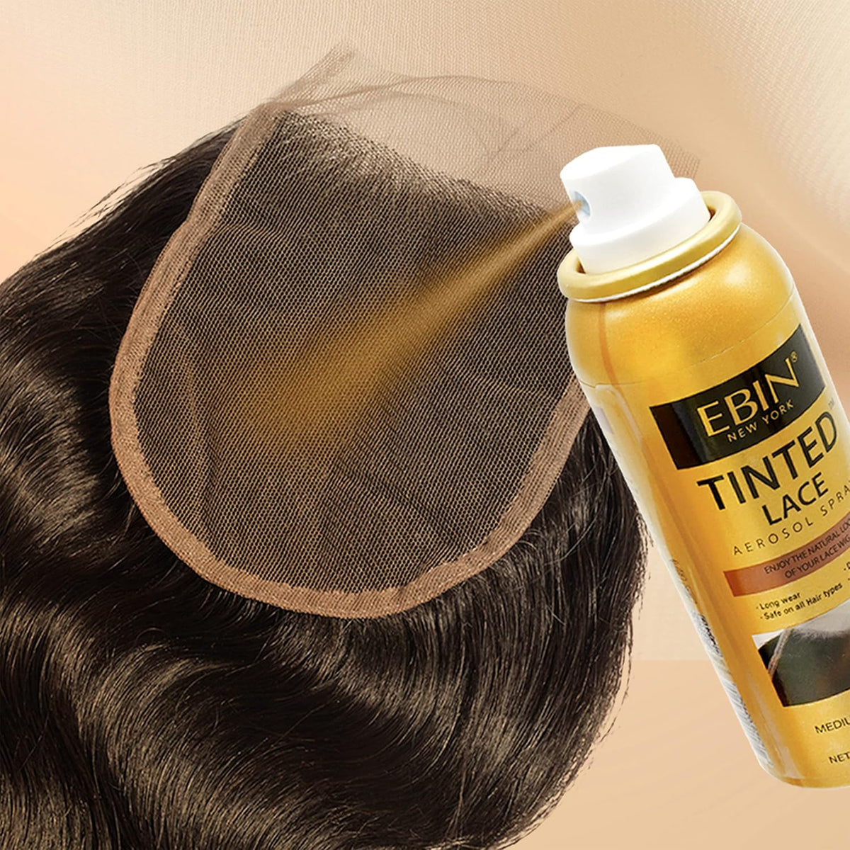 EBIN New York Tinted Wig Lace Aerosol Spray 150ml